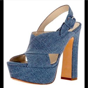 Alice+Olivia denim sandals
